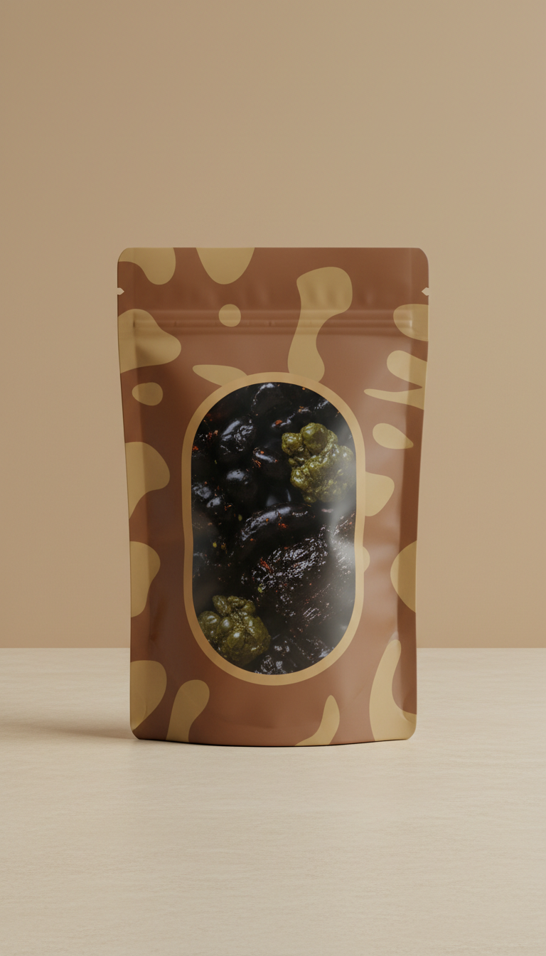 Premium shilajit capsules resealable pouch
