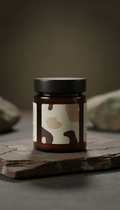 Pure Himalayan shilajit resin glass jar
