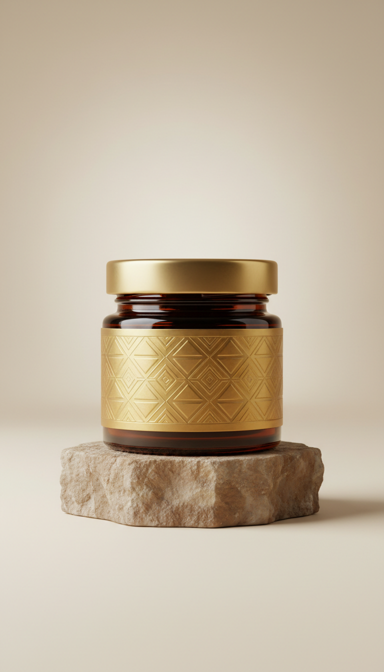 Travel size Himalayan shilajit resin jar